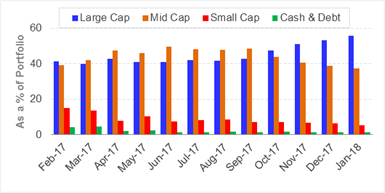 Portfolio Allocation and Market Capitalisation Trends